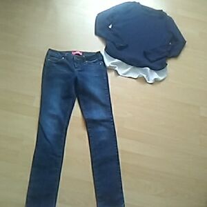 YES💲1⃣⏩▶Classic London Blue Women's Jeans & Lilly Morgan FoolerTop